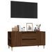 Meuble TV Chêne marron 102x44,5x50 cm Bois d'ingénierie - Photo n°4