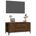 Meuble TV Chêne marron 102x44,5x50 cm Bois d'ingénierie - Photo n°4