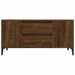 Meuble TV Chêne marron 102x44,5x50 cm Bois d'ingénierie - Photo n°6