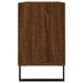 Meuble TV chêne marron 103,5x30x50 cm bois d'ingénierie - Photo n°5