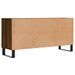 Meuble TV chêne marron 103,5x30x50 cm bois d'ingénierie - Photo n°6