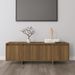 Meuble TV Chêne marron 120x30x40,5 cm Bois d'ingénierie - Photo n°1