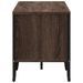 Meuble TV chêne marron 122x34x41 cm bois d'ingénierie - Photo n°5