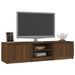 Meuble TV Chêne marron 140x40x35,5 cm Bois d'ingénierie - Photo n°6