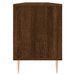 Meuble TV chêne marron 150x30x44,5 cm bois d'ingénierie - Photo n°7