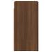 Meuble TV Chêne marron 30,5x30x60 cm Bois d'ingénierie - Photo n°4