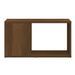 Meuble TV Chêne marron 60x24x32 cm Bois d'ingénierie - Photo n°5