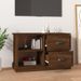 Meuble TV chêne marron 73x35,5x47,5 cm bois d'ingénierie - Photo n°3