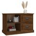 Meuble TV chêne marron 73x35,5x47,5 cm bois d'ingénierie - Photo n°4