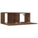 Meuble TV Chêne marron 80x30x30 cm Bois d'ingénierie - Photo n°7