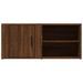 Meuble TV Chêne marron 80x31,5x36 cm Bois d'ingénierie - Photo n°6