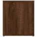 Meuble TV Chêne marron 80x31,5x36 cm Bois d'ingénierie - Photo n°7