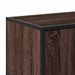 Meuble TV chêne marron 80x34,5x40 cm bois d'ingénierie et métal - Photo n°8