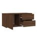 Meuble TV Chêne marron 80x34x36 cm Bois d'ingénierie - Photo n°6