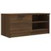 Meuble TV Chêne marron 80x35x36,5 cm Bois d'ingénierie - Photo n°2