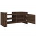 Meuble TV chêne marron 80x35x40 cm bois d'ingénierie - Photo n°8