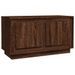 Meuble TV chêne marron 80x35x45 cm bois d'ingénierie - Photo n°2