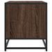 Meuble TV chêne marron 91x40x46 cm bois d'ingénierie et métal - Photo n°5