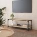 Meuble TV Chêne sonoma 100x33x41 cm Bois d'ingénierie et acier - Photo n°1