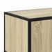 Meuble TV chêne sonoma 100x35x41 cm bois d'ingénierie et métal - Photo n°8