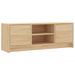 Meuble TV chêne sonoma 102x30x37,5 cm bois d'ingénierie - Photo n°1