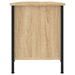 Meuble TV chêne sonoma 102x35x45 cm bois d'ingénierie - Photo n°6