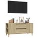 Meuble TV Chêne sonoma 102x44,5x50 cm Bois d'ingénierie - Photo n°4