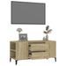 Meuble TV Chêne sonoma 102x44,5x50 cm Bois d'ingénierie - Photo n°5