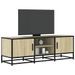 Meuble TV chêne sonoma 120x35x41 cm bois d'ingénierie et métal - Photo n°1