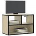 Meuble TV chêne sonoma 60x31x39,5 cm bois d'ingénierie et métal - Photo n°1