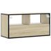 Meuble TV chêne sonoma 80x31x39,5 cm bois d'ingénierie et métal - Photo n°6