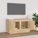 Meuble TV chêne sonoma 80x35x45 cm bois d'ingénierie - Photo n°3