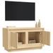 Meuble TV chêne sonoma 80x35x45 cm bois d'ingénierie - Photo n°5