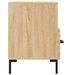 Meuble TV Chêne sonoma 80x36x50 cm Bois d'ingénierie - Photo n°7