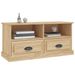 Meuble TV chêne sonoma 93x35,5x45 cm bois d'ingénierie - Photo n°4