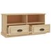 Meuble TV chêne sonoma 93x35,5x45 cm bois d'ingénierie - Photo n°8