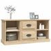 Meuble TV chêne sonoma 99,5x35,5x48 cm bois d'ingénierie - Photo n°4