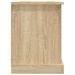 Meuble TV chêne sonoma 99,5x35,5x48 cm bois d'ingénierie - Photo n°7