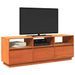 Meuble TV cire marron 140x37x50 cm bois pin massif - Photo n°4