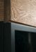 Meuble TV en bois de chêne miel et acier noir 2 tiroirs Mazora 135 cm - Photo n°5