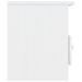 Meuble TV et tiroirs ALTA blanc 100x35x41 cm bois massif de pin - Photo n°4