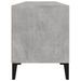 Meuble TV gris béton 100x34,5x44,5 cm bois d'ingénierie - Photo n°7