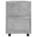 Meuble TV gris béton 102x34,5x43 cm bois d'ingénierie - Photo n°7