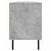 Meuble TV gris béton 150x30x44,5 cm bois d'ingénierie - Photo n°7