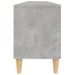 Meuble TV gris béton 150x30x44,5 cm bois d'ingénierie - Photo n°8