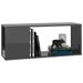 Meuble TV Gris brillant 80x24x32 cm - Photo n°1