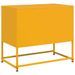 Meuble TV jaune moutarde 68x39x60,5 cm acier - Photo n°8