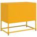 Meuble TV jaune moutarde 68x39x60,5 cm acier - Photo n°8