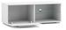 Meuble TV lumineux 1 porte blanc et gris laqué Roxel 100 cm - Photo n°3
