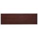 Meuble TV Marron classique 100x30x45 cm Bois d'acajou massif 2 - Photo n°7